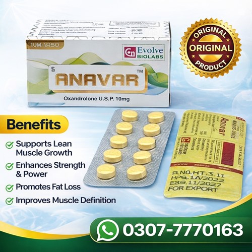 Anavar Oxandrolone 10 Mg Tablets in Pakistan