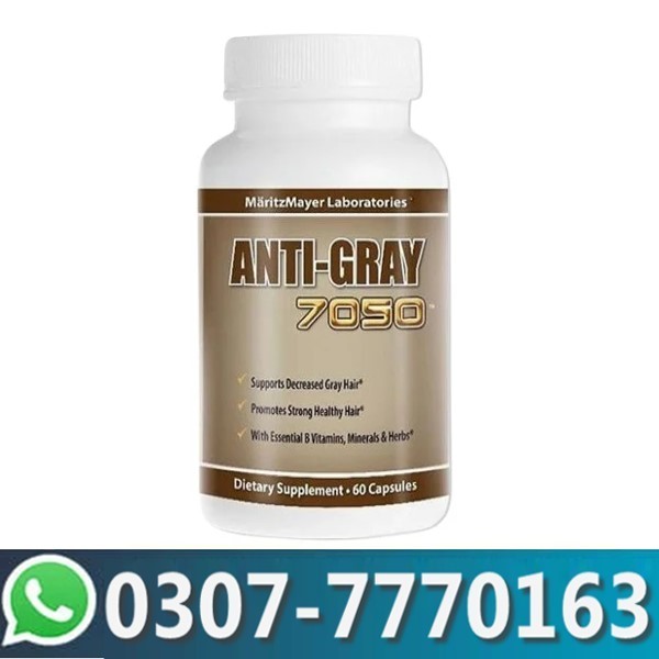 Anti-Gray Hair 7050 Capsules In Pakistan