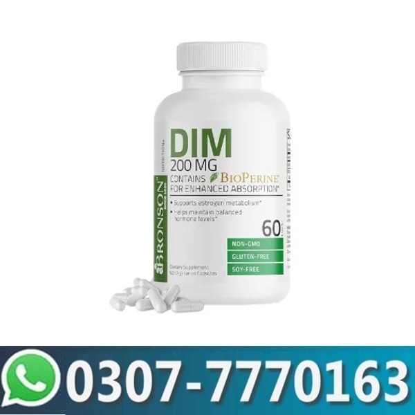 DIM 200 mg BioPerine Capsules In Pakistan