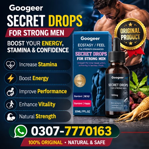 Googeer Secret Drops for Strong Men in Pakistan