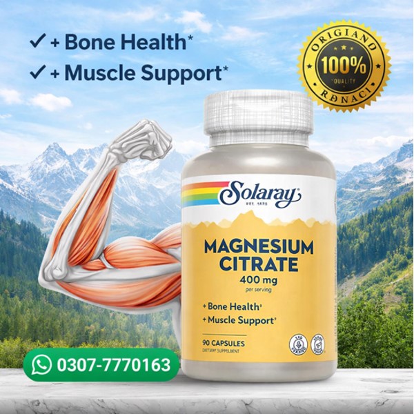 Solaray Magnesium Citrate 400Mg In Pakistan